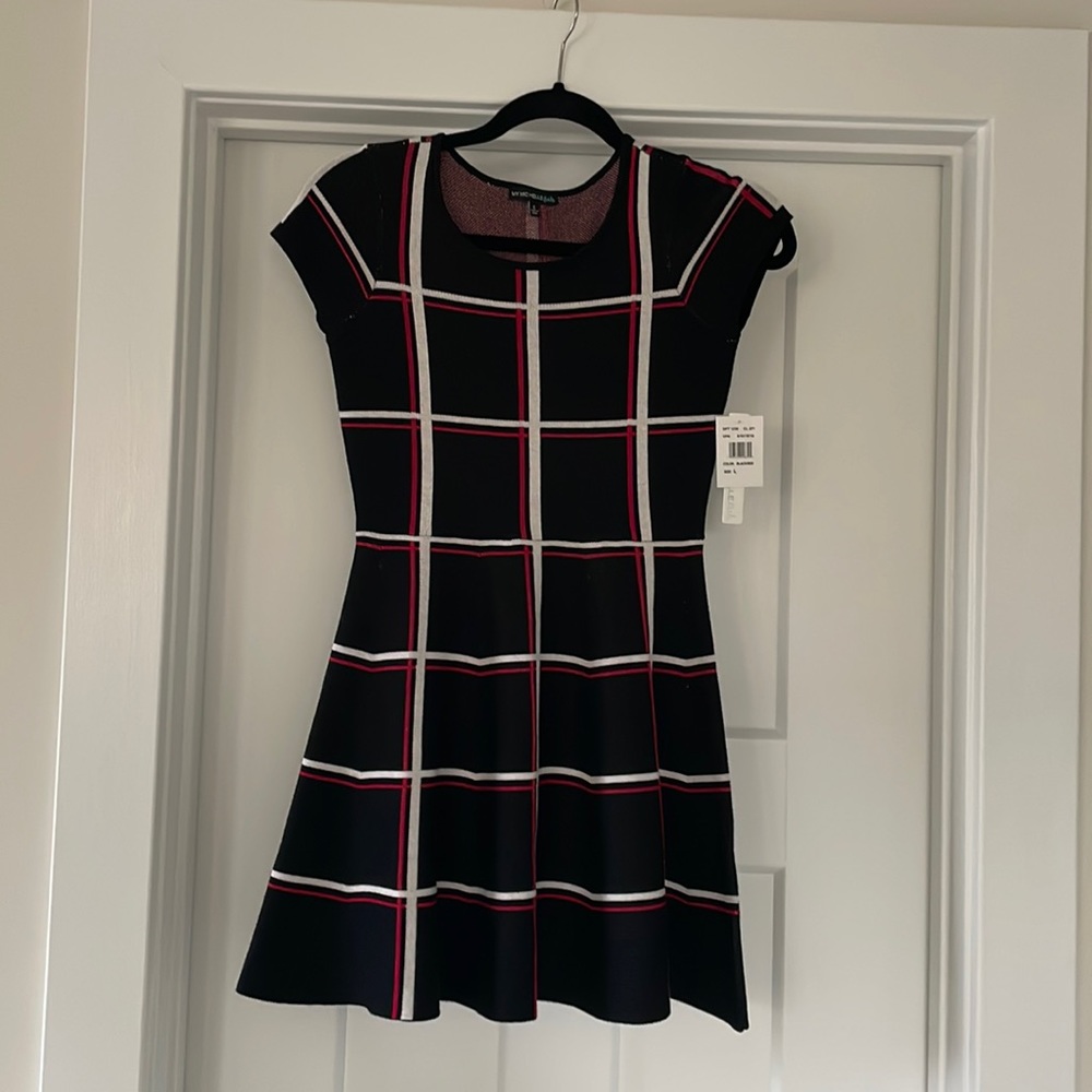 Black and red dress
